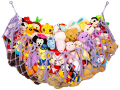 Diocos stuffed animal net wall-mounted keeps plush toys organized and accessible.