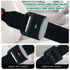 DIRAWOR straps measure 65 inches for flexible, snug fits in most cars.