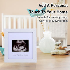 DIVINA VITAE Ultrasonic frame easel display facilitates table setup or shelf viewing