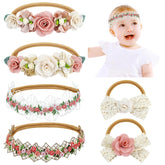 Dizila headbands set shows six styles for versatile baby outfits and easy styling.