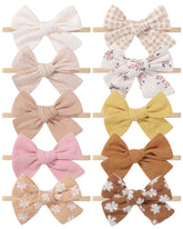 doboi 10pcs baby headbands closeup for gentle newborn styling