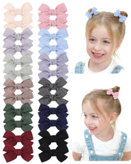 doboi baby bows 2in fully-lined clip adds gentle hold for soft hair