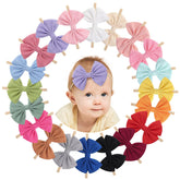 Doboi baby headbands with soft waffle fabric for gentle daily wear.