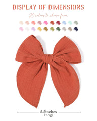 Doboi hand-tied alligator clip for secure baby hair