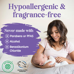 Doctor Butler's Organic Baby Wipes chamomile calendula for soothing moments during diaper changes.