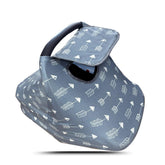 DODO NICI car seat cover in grey with stretchy fabric for full coverage and comfort.