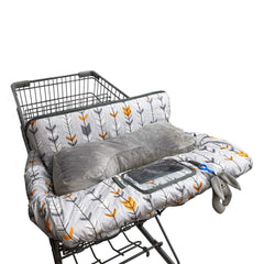 dodo-nici shopping cart cover cotton fabric detail for comfort.