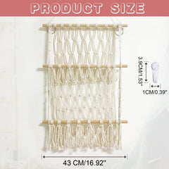 DOEGUAIY stuffed animal hammock closeup of cotton rope highlights natural texture and material quality