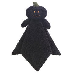 Doindute baby-black-pumpkin-lovie-blanket provides soothing 14-inch security for naptime.