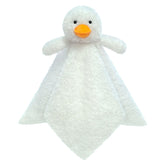 Doindute baby white duck lovey blanket provides newborn snuggles with a soft, cozy look.