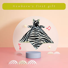 Doindute Zebra soft texture closeup emphasizes plush material perfect for tactile play