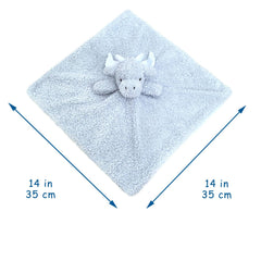 Doindute dragon lovey with embroidered eyes and nose for gentle, comforting gaze