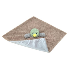 Doindute security blanket with easy-grip design supports little hands learning to hold.
