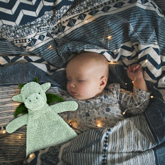 Doindute security blanket nursery gift features dragon cuddly toy for soothing routines.