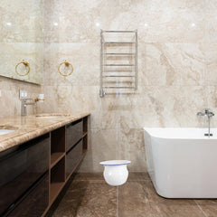 DOITOOL bedroom urinal pot in nightstand setup demonstrates discreet utility and stable use.