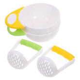 DOITOOL Mash and Serve Bowl assembly shows compact two-set design for home use.
