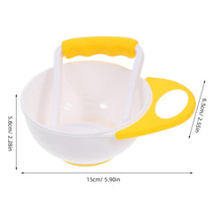 DOITOOL Mash and Serve Bowl shows compact size ideal for storage and travel.