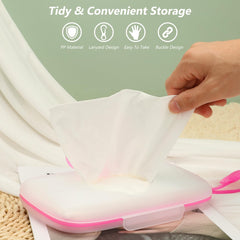 DOITOOL one-hand-wipes-dispenser promotes quick, effortless access