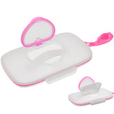 DOITOOL travel wipes dispenser with open button enables one-handed use on the go