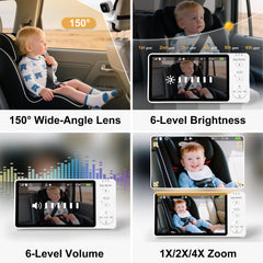 Doktorbaby 2-way talk feature lets you soothe or check in from the front seat