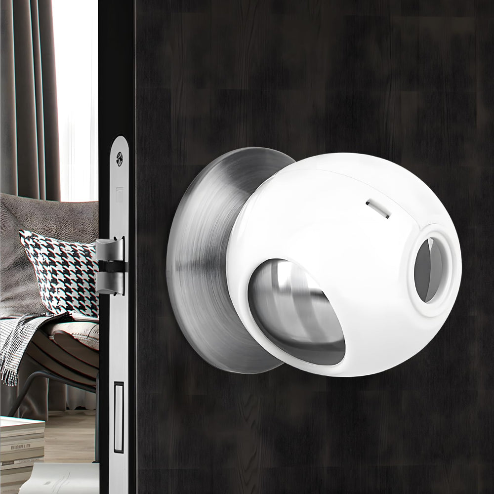 DoktorBaby large door knob cover 4-pack protects doors from curious kids.