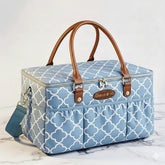 DOKUS & CO Luxe Diaper Caddy Tote extralarge foldable for home and car organization.