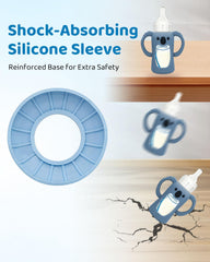 Dolreme 3-pack silicone sleeves for Dr. Brown's bottles keeps bottles protected