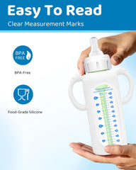 Dolreme sleeve anti-slip handle for baby-friendly secure feeding.