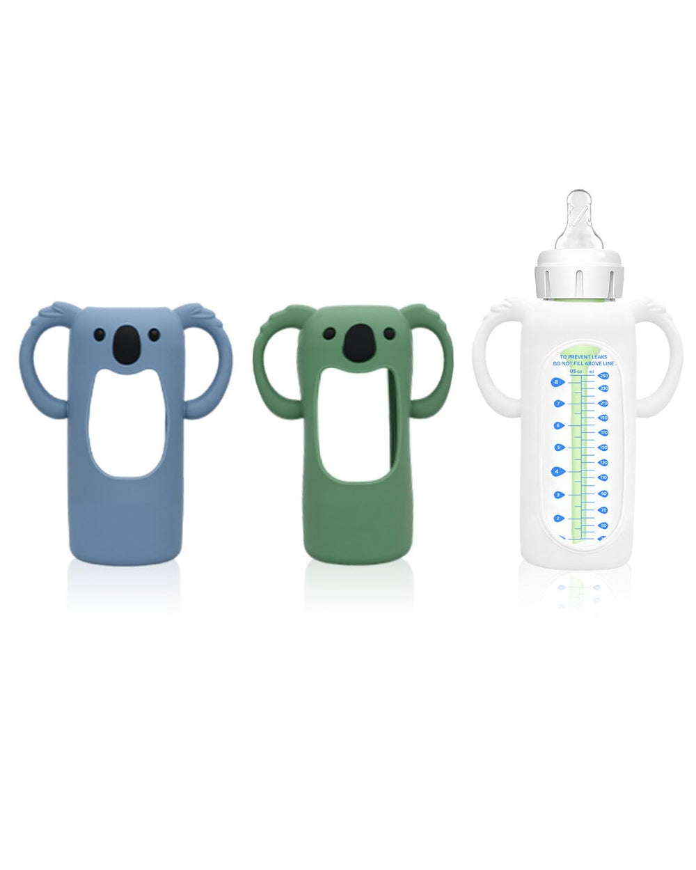 Dolreme Dr. Brown's sleeve close-up texture enhances grip and bottle protection.