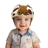 Domayllay Coffee Bear crawling helmet with 360-degree protection for safe early mobility.