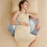 DONAMA pregnancy pillow memory foam core supports back and belly