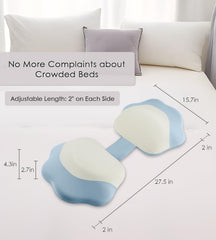 DONAMA W-shaped ergonomic design cradles belly and spine for restful nights