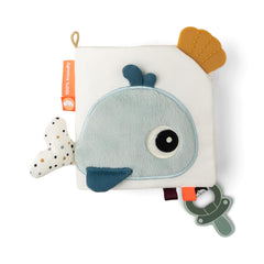 Done by Deer Sea Friends crinkle book cover offers tactile exploration during playtime.