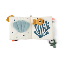 Done by Deer Sea Friends teether closeup helps soothe gums through gentle texture.