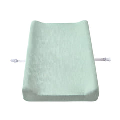 DONOMILO muslin cover strap holes for safe diaper changes with fitted pads