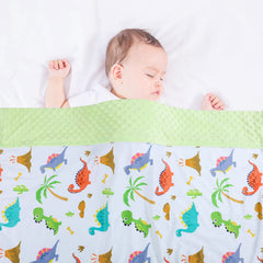 Donsonny 30x40-inch receiving blanket ideal for crib, stroller, or travel.