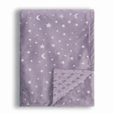 Donsonny star-moon-design baby blanket delivers soft comfort for night sleep