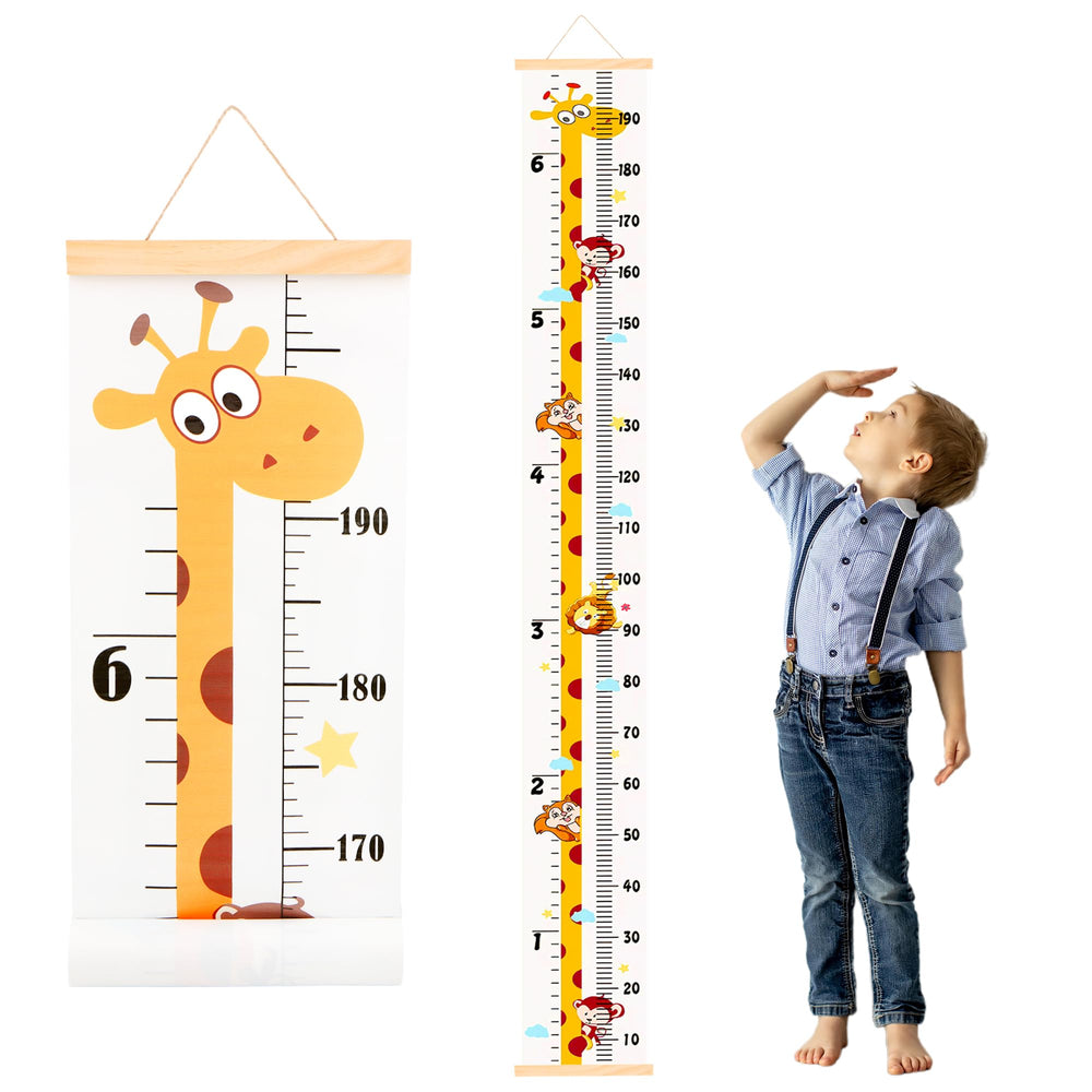 DOOLMIN height chart on wall showing 79-inch height range for kids