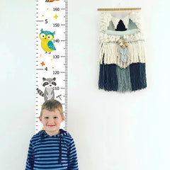 DOOLMIN growth chart hanging rope illustrates simple parent-friendly wall setup
