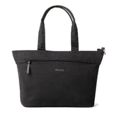 DOONA Essentials Tote Bag Nitro Black open compartments show easy access to baby items