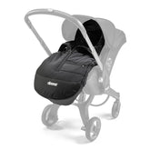 Doona Footmuff attaches to car seat for cozy winter outings
