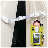 Door Buddy baby-cat door latch grey, keeps kids out of cat areas.