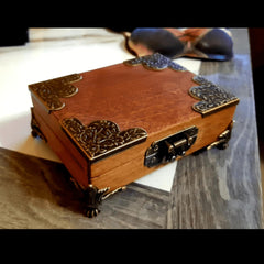 Dophee decorative corner edge guard shields tables from scratches with red copper finish.