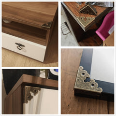 Dophee jewelry box corner protector adds retro style while protecting edges