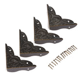 dophee vintage corner protector close-up showcasing antique bronze finish for furniture protection