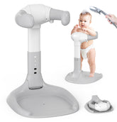 Dorabaliy one-piece baby shower stand folded for compact storage