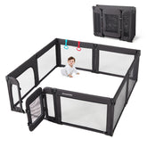 Dora Dotey playpen door foldable design for easy entry and setup