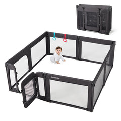Dora Dotey playpen door foldable design for easy entry and setup