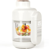 DORFLY baby-food-maker glass bowl ready for steaming and blending nutritious purees