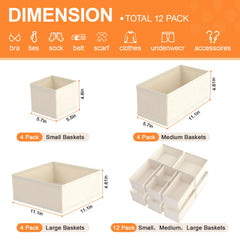 Dorisun drawer organizer baby clothes focus for gentle storage and breathable fabric.